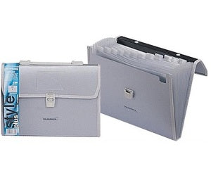 FE-138-SR Foldermate Silver Expanding File Case With Handle